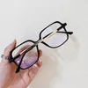 Sunglasses Frames Blue Light Blocking Men Women Glasses Campus Style Square Shape Female Eyeglasses TR90 Material Men's Frame