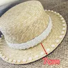 Berets 01906-xintao On Sale Pearl Summer Handmade Straw Lady Fedoras Cap Women Panama Jazz Hat