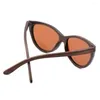 Sunglasses BerWer Polarized Bamboo Sunglass Handmade Vintage Wooden Frame Male Driving Sun Glasses Shades Gafas