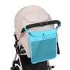 Barnvagnsdelar 77HD Baby Mesh för multifunktionell vagn med sätesficka PRAM Trolley Net Bag Accessori