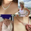 WEIMANJINGDIAN Marke Runde Cut Zirkonia CZ Kristall Halskette und Ohrringe Hochzeit Braut Bankett Prom Schmuck Sets 240122