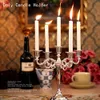 Vintage Table à manger décor chandelier bureau debout candélabres maison fête de mariage décoration rétro bougeoir 240127