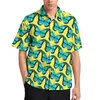 Casual overhemden voor heren Kleding Leuke vlinder Hawaiiaans shirt met korte mouwen Wilde bloemenprint Vakantieblouses Aangepaste overmaatse kleding