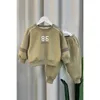 Kleidung Sets Jungen Set 2024 Frühling und Herbst Kinder Pullover Hosen 2 Stück Baby Schöne Sport 4 6 8 9Y