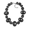 Mode Groen Glas Kristal Indiase Verklaring Choker Ketting Vrouwen Etnische Vintage Grote Kraag Grote Bib Sieraden 240125