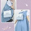 Mochilas escolares Harajuku College Student Backpacks Cute Bow Schoolbags para adolescentes meninas Y2K JK Messenger Crossbody Shulder