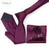 Красивый гладкий мягкий горошек из полиэстера 7 см, набор галстуков, носовой платок, брошь, запонки, мужской деловой офисный костюм, формальный галстук, булавка для носового платка 240122