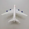 Alliage métal Air British Airways A380 Airlines modèle d'avion moulé sous pression Airbus 380 modèle d'avion w support avion enfants cadeaux 16 cm 240131