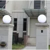 Wall Lamps Ball Shape Outdoor Pillar Lamp Waterproof Verlichting Porch Garden Bra Gateway E27 Chapiter Light Decoration Column Lighting