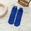 Women Socks Womens Winter Autumn And Mid Tube Doll Fleece Thickened Warm Stockings Fashion Long Compression