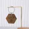 Dog Tag Pet Wooden Anti-lost ID Tags Customized Name Personalized Number For Pets Dogs Collar Cat Necklace Plate Puppy