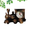 Horloges murales Réveil de moteur ferroviaire Ornements de bureau créatifs pour chambre à coucher salon (café)