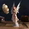Europejskie urocze dziewczęta żywice anielskie anielskie figurki biurowe wróżka statua ktv bar ozdoby barowe dekoracja wyposażenia domu 240129