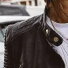 Women's Leather Faux PU Jacket Leisure Bodyish Motorcycle Women Spring Autumn Black Fashion Outerwear Gothic Punk Coats
