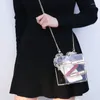 Evening Bags Box For Women Purple Handbag Clear Side Ladies Transparent Acrylic Top Quality Luxury Designer Brand Crossbody Bag