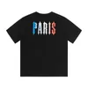 T-shirts pour hommes Rapstar Paris imprimé à manches courtes marque tendance T-shirt décontracté en vrac polyvalent pour les couples style unisexe