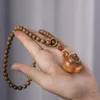 Strand Green Sandalwood Small Handheld 8mm Female Handstring Buddha Beads Handle Pot Tea Pendant Antique Jewelry