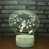 Nachtverlichting Handelsbron Opmerking 3D-lamp Nieuwigheid Lichtgevende led Creatieve producten Cadeau Nachtlampje USB Kinderkamerlicht