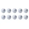 10 pièces balle de pratique de Golf balles d'intérieur fournitures d'accessoires d'entraînement en caoutchouc synthétique Double couche homme blanc 240129