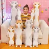 Long chat en peluche oreiller mignon poupée jouet doux en peluche chaton corps cadeau pour les enfants 240131