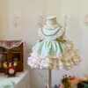 Sukienki dla dziewczynek sukienka Lolita maluch księżniczka lato dzieci dzieci hiszpańskie urodziny