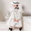 Robes de fille bébé espagnol Lolita princesse robe de bal enfants Bridemaid mariage pour enfants manches bouffantes formelle élégante robes
