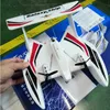 24G RC Avión Radio Control remoto Avión Juguetes para niños Azul Rojo EPP Espuma Planeador Deslizándose en agua y cielo 240119