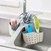 Küche Lagerung Seife Schwamm Drain Rack Waschbecken Regal Abtropfgestell Tragbare Hängenden Korb Gadget Organizer Zubehör