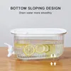 Water Bottles 4L Large Capacity Pots Ice Cold Tea Beverage Dispenser With Leak Proof Spigot Clear Container Kitchen Storage EL