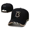 2023 Moda Wysokiej jakości hurtowe czapki uliczne HATS Baseball Hats Mens Womens Sports Caps do przodu Casquette Designer Regulowany kapelusz ciężarówki L17