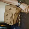 Plunjezakken Maden Vintage M209 Tactische Cipher Machine Bag Outdoor Canvas Schouder Crossbody Tote Magnetische Gesp Vierkante Taille Packs