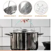 Double Boilers Filter Stainless Steel Rice Steamer Mesh Strainer Rack Silicone Steaming Basket