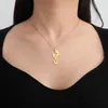 Kettingen Lemegeton moeder en baby ketting voor vrouwen moederliefde hanger schakelketting accessoires roestvrijstalen sieraden om de nek