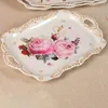 Plates Euro Pallet Useful Tea Cup Tray Desert Serving European Style Plate Melamine Decorative