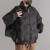 Hiver mode américaine Vintage Parkas vestes pour hommes coupe-vent en plein air Y2K décontracté rembourrage manteaux lâche broderie doudoune 240118