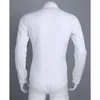 Stage Wear YiZYiF Latin Dance Mens Long Sleeve Zipper Solid Color Modern Shirt With Bowtie One-piece Romper Costume