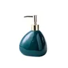 European Porcelain Bathroom Accessories Dark Green Ceramic Toothbrush Holder Soap Dispenser Soap Dish Travel Shampoo Bottle Home 240118