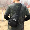 Outdoor Tactical Camouflage Chest Bag USB Charging Bag Men Waterproof Mobile Phone Messenger Backpack Money Pocket 240119