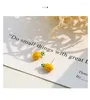 Stud Earrings Real 925 Sterling Silver Large Pineapple For Women Ladies Statement Jewelry Korean Pendientes Brincos