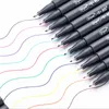 SIPA Colored Line Line Pen 0.38mm 10 Colors Fineliner Hook Line Pen Multifunction for Art Sketch Anime Painting Liner SR153 240122