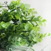 Fleurs de mariage feuilles d'eucalyptus plantes vertes en plastique fausse plante artificielle bricolage décorations de Style forêt maison