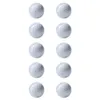 10 pièces balle de pratique de Golf balles d'intérieur fournitures d'accessoires d'entraînement en caoutchouc synthétique Double couche homme blanc 240129