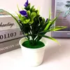 Dekoratif Çiçekler Yapay Bitkiler Calla Lily Bonsai saksı ev dekora süsleri masa ofis bahçe dekorasyon