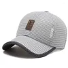 Berretto da baseball estivo Berretto da baseball unisex traspirante ad asciugatura rapida Cappello da sole in rete 2024 Snapback in cotone regolabile Corsa per sport all'aria aperta