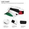 Berets Sports Sun Cap Adjustable Visor UV Protection Top Empty Tennis Golf Running Sunscreen Hat Flag Of Palestine