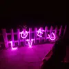 Neonlicht-Zeichen, romantischer Buchstabe, LED, Alphabet, Herz, Zahl, dekorative Lampe für Bar, Werbung, Party, Schlafzimmer, Dezember, Nachtlicht 240124
