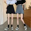 Röcke Frühling und Sommer 2024 Koreanische College-Stil Faltenrock Unregelmäßige Lose Hohe Taille Büste A-Linie Frauen Mittelalter