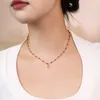 Łańcuchy małe cienkie proste słodkie naszyjniki w zawieszkach ze stali nierdzewnej dla mężczyzn dla kobiet w łańcuchu złota biżuteria mody chrześcijańska biżuteria