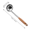 Spoons Spoon Ladle Tableware Pot Heat-resistant Soup Kitchen Wares Utensils Stainless Steel Cooking Large Stirring Round