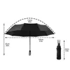 Regenschirme Ten-Bone Vollautomatischer Herren- und Damenschirm mit UV-Schutz Sun U50 Dual-Purpose Business-Regenschirm